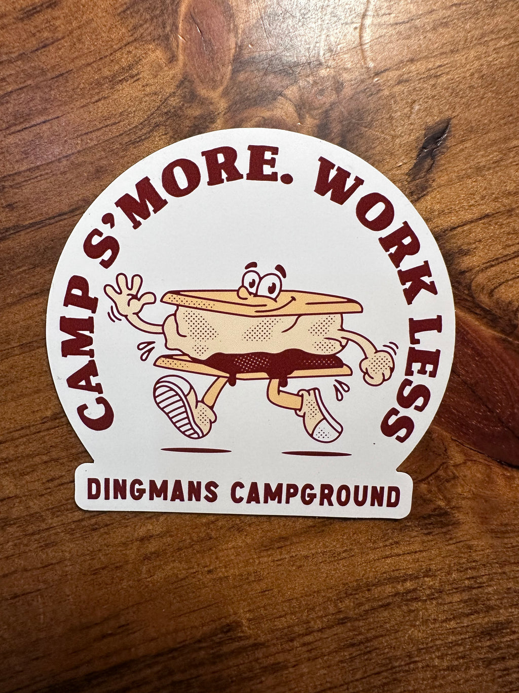 Camp S'more. Work Less Magnet