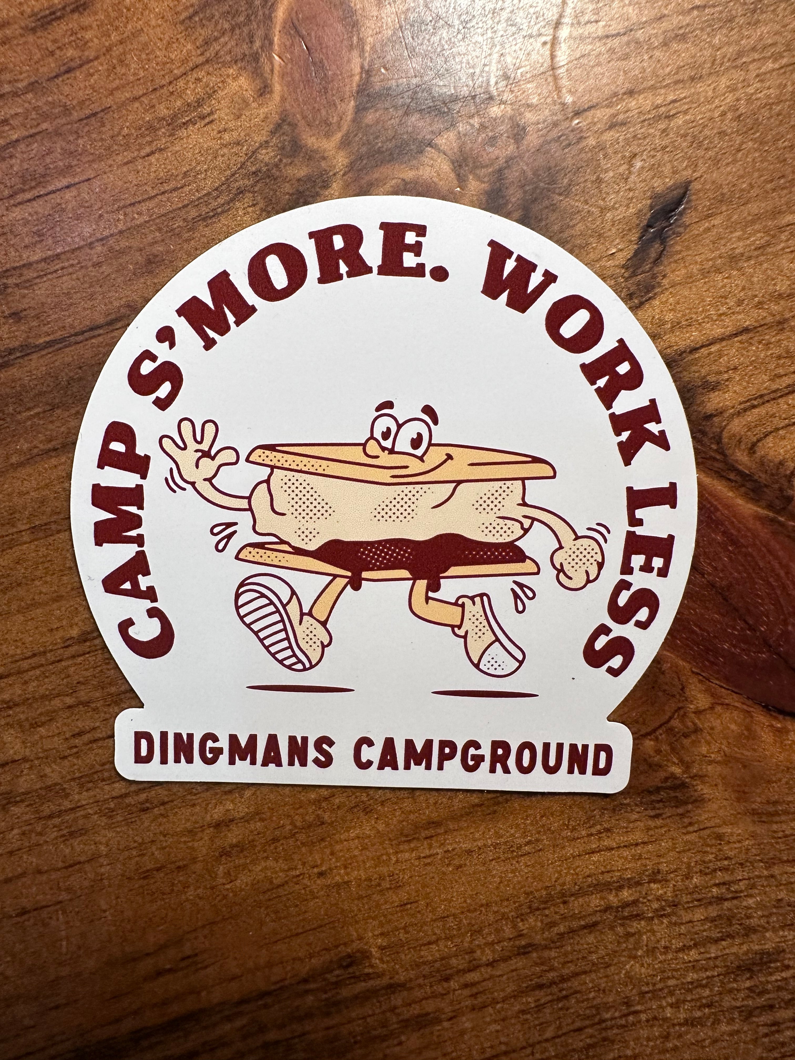 Camp S'more. Work Less Magnet