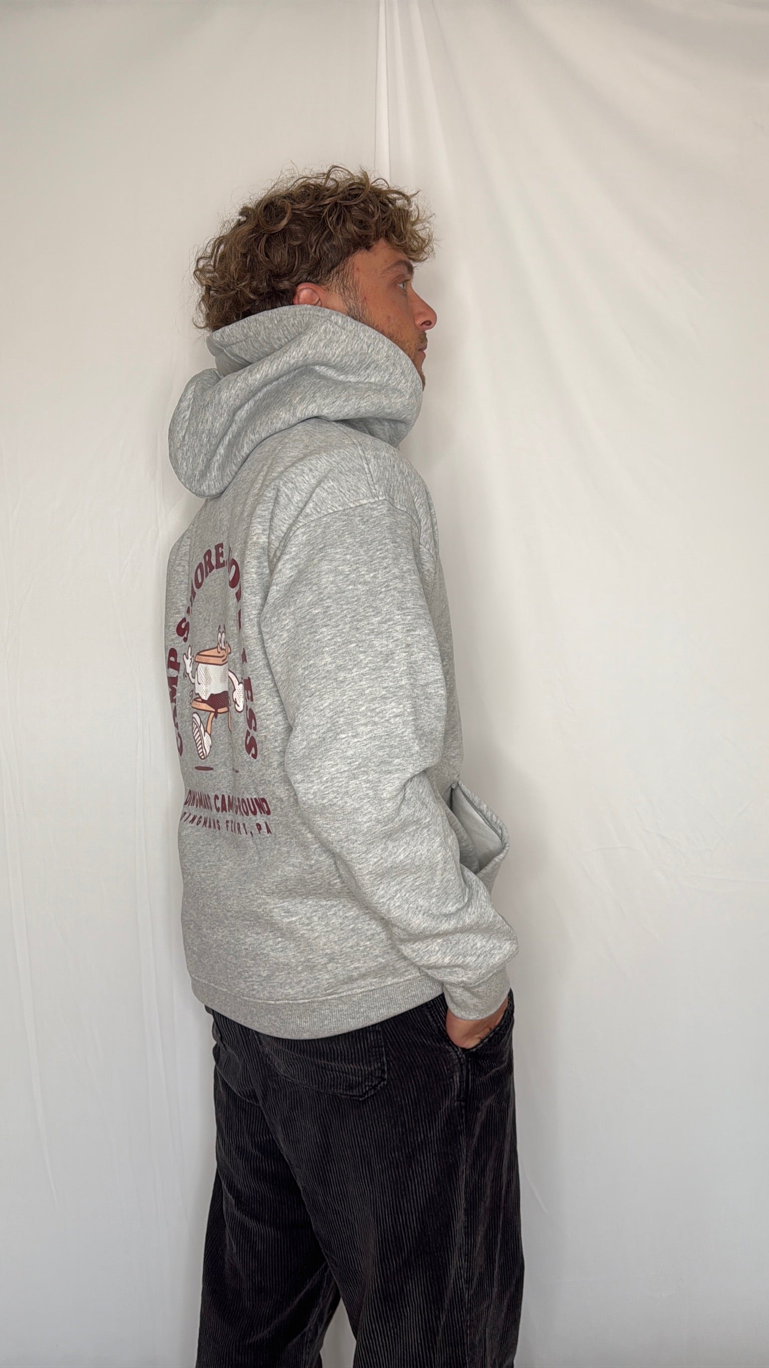 The Campground Hoodie (Heather Grey)