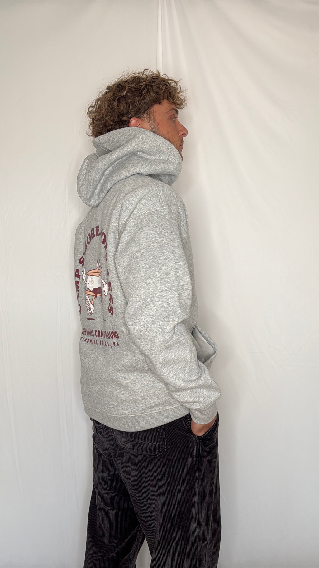 The Campground Hoodie (Heather Grey)