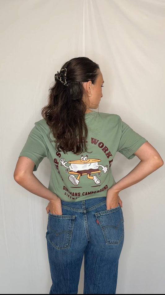 The Campground Tee (Sea Foam)