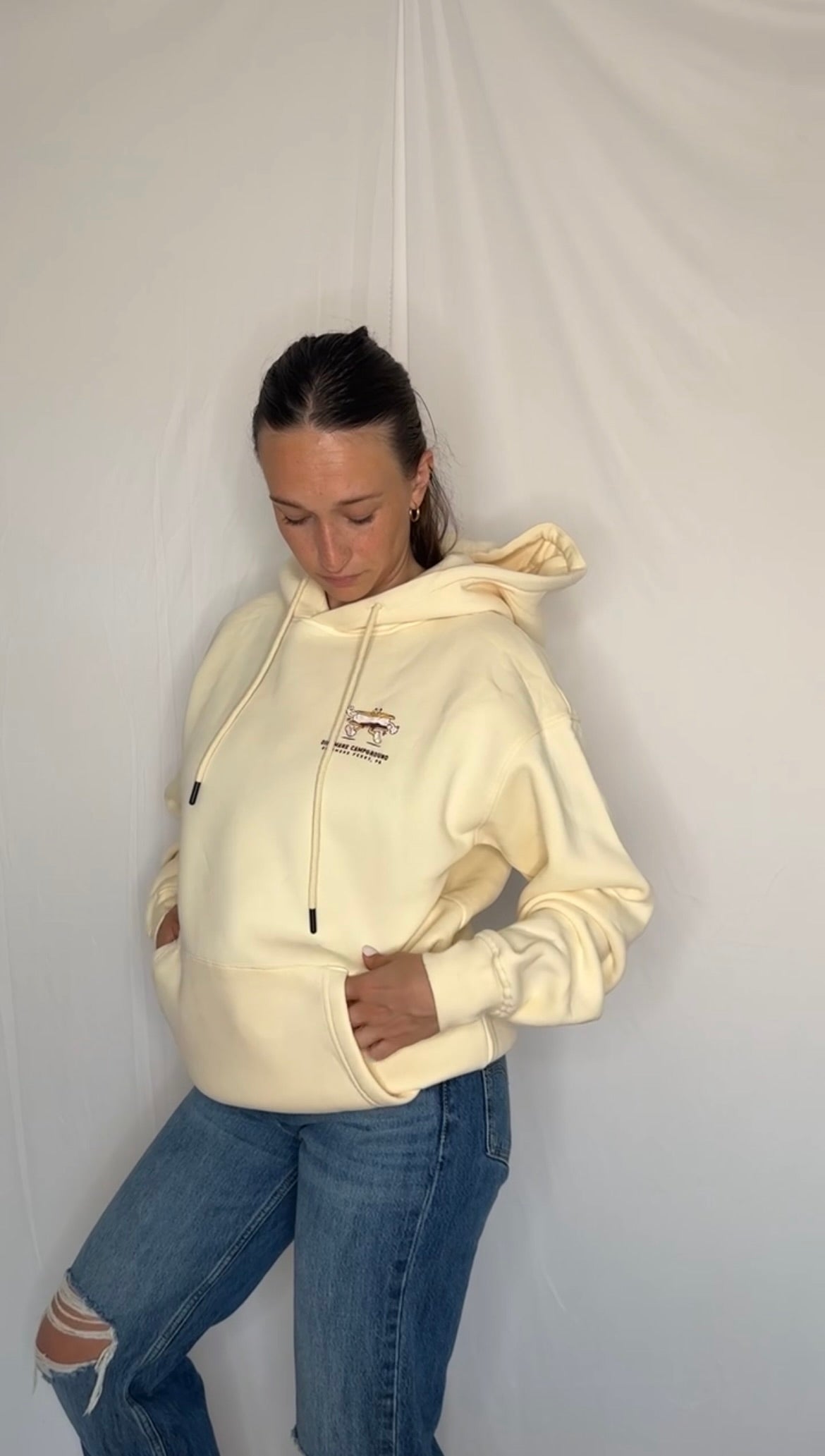 The Campground Hoodie (Cream)